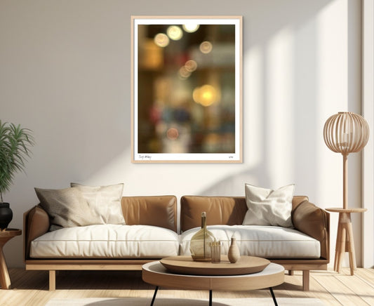 Gold on Broadway_Fine Art Print_Modern Abstract Wall Art_Living Room